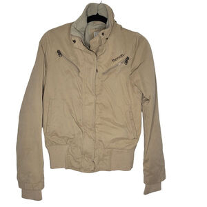 Women's Bench. Beige Bomber Jacket Size Small